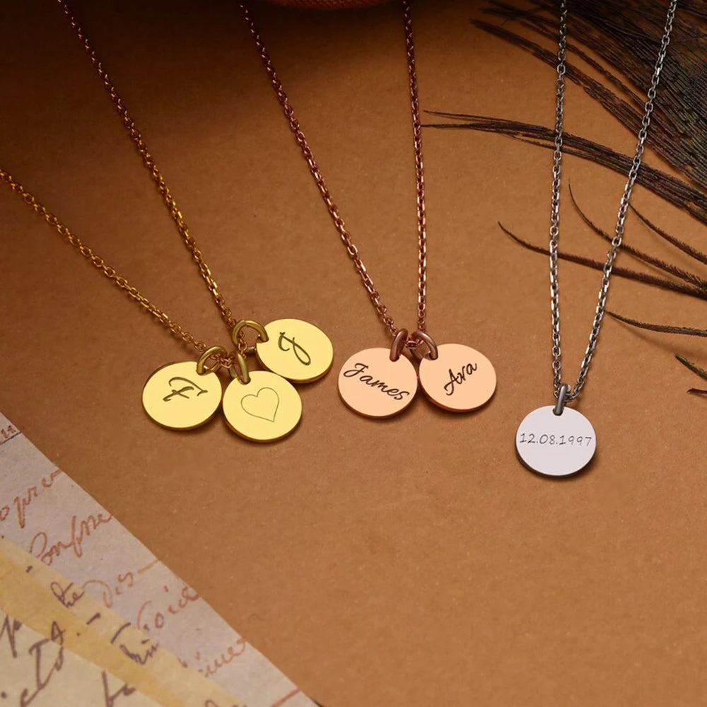 Collier de maman avec prénoms gravés
